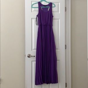 Purple maxi dress